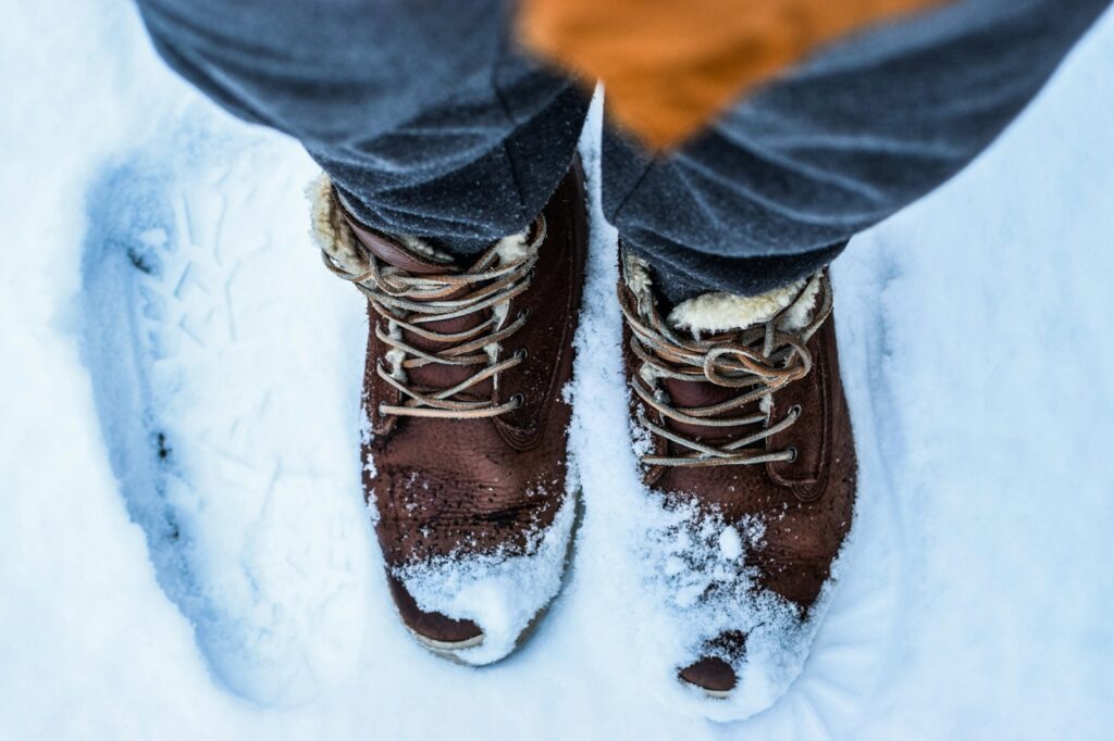 Im Winter sollten Füße, Kopf, Stirn und Hände warmgehalten werden